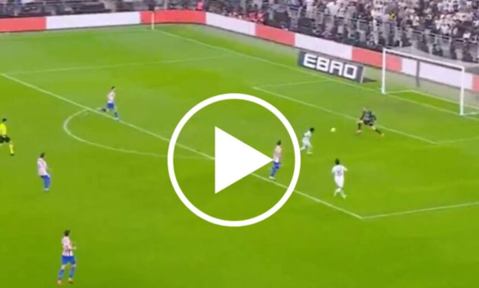 Rodrygo Goes ha marcado el segundo gol del Real Madrid contra el Atlético.