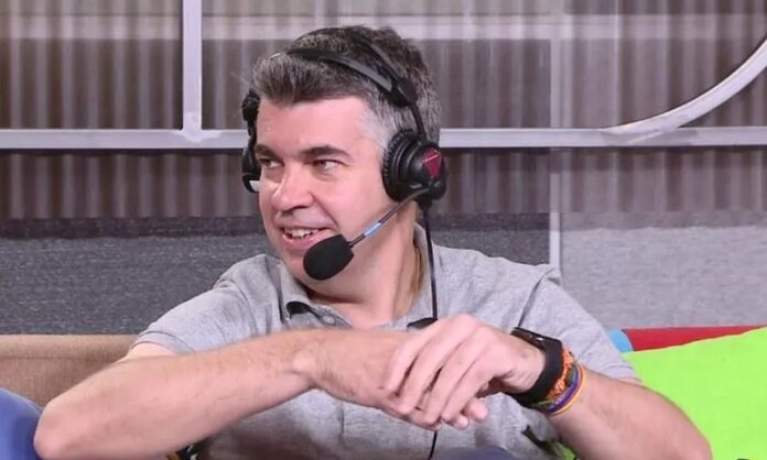 Julio Pulido durante un programa en directo.