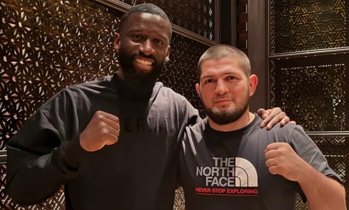 Khabib, de la UFC, y Antonio Rüdiger