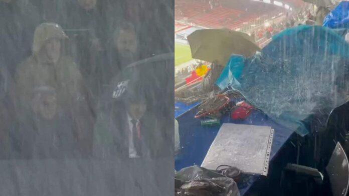 El nuevo Camp Nou se inunda tras la tormenta en Barcelona y Laporta queda señalado por la reforma del estadio