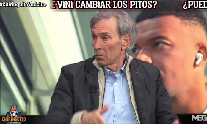 Lobo Carrasco hablando sobre Kylian Mbappé en El Chiringuito.