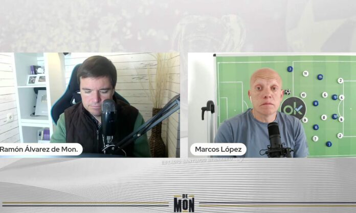 Marcos López dando su opinión en el canal de Ramón Álvarez de Mon.