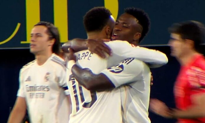 Vinicius se rindió en elogios hacia Mbappé tras la victoria frente al Villarreal