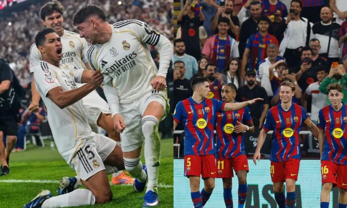 Posibles onces del Real Madrid y Barça en la final de la Supercopa de España