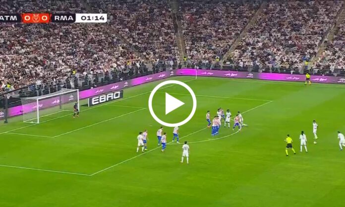 Fede Valverde ha puesto por delante al Real Madrid ante el Atlético