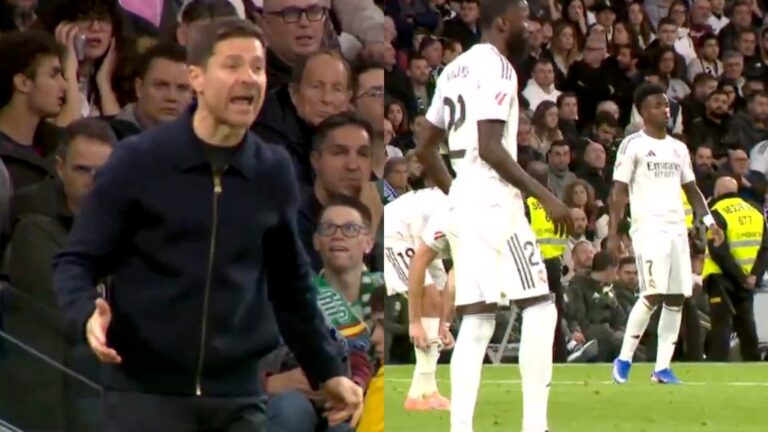 Vinicius, delantero del Real Madrid, se lo dijo a Xabi Alonso tras su enfado por no defender: 