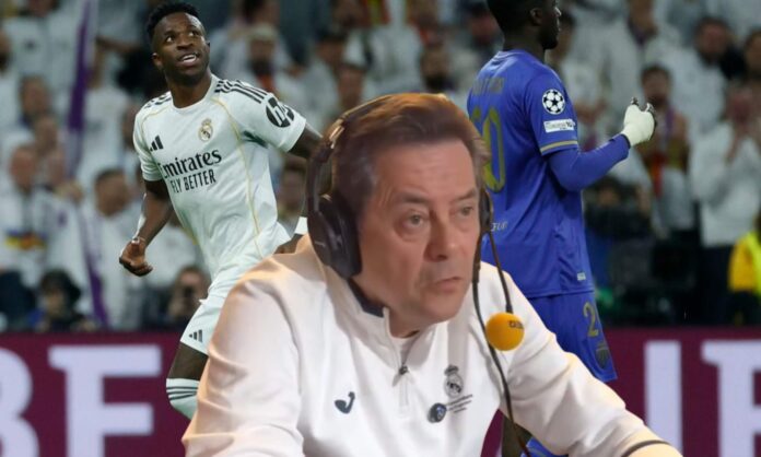 Roncero (60) no está contento con la celebración de Vinicius: 