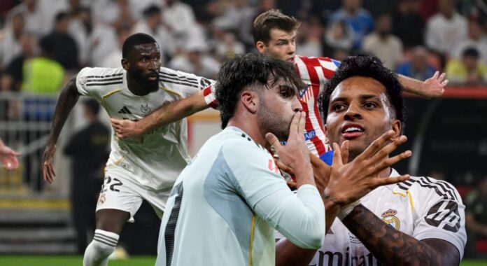 Rüdiger, Asencio y Rodrygo en la final de la Supercopa