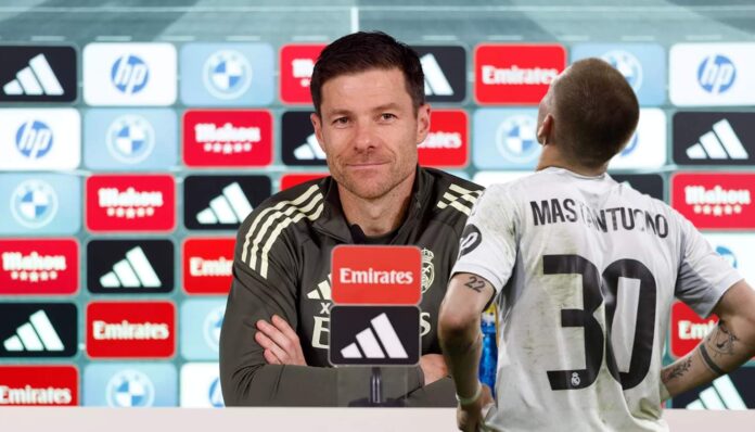 Reunión de Xabi Alonso con Mastantuono