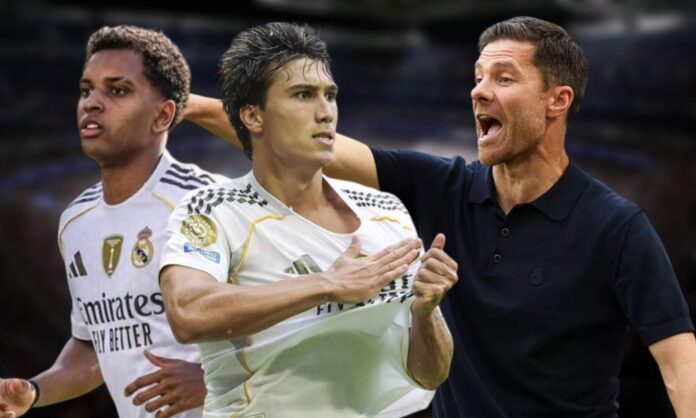 Xabi Alonso ha hablado con Rodrygo Goes y Gonzalo García ante la suplencia de Kylian Mbappé y tener muchas posibilidades de ser titulares contra el Betis.