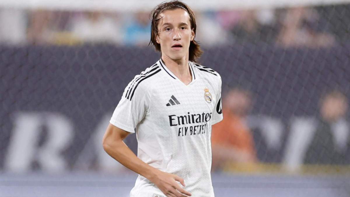 Joan Martínez en un partido de pretemporada con el Real Madrid Joan Martínez en un partido de pretemporada con el Real Madrid