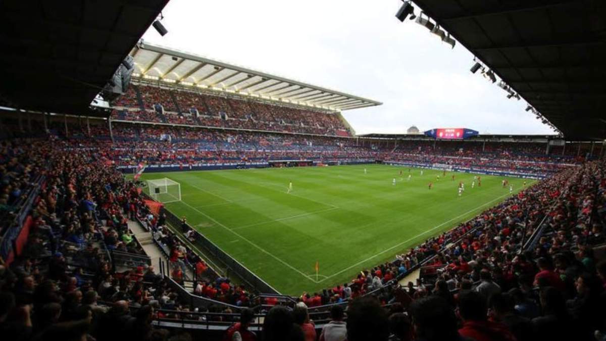 El Sadar durante el Osasuna Real Madrid El Sadar durante el Osasuna Real Madrid