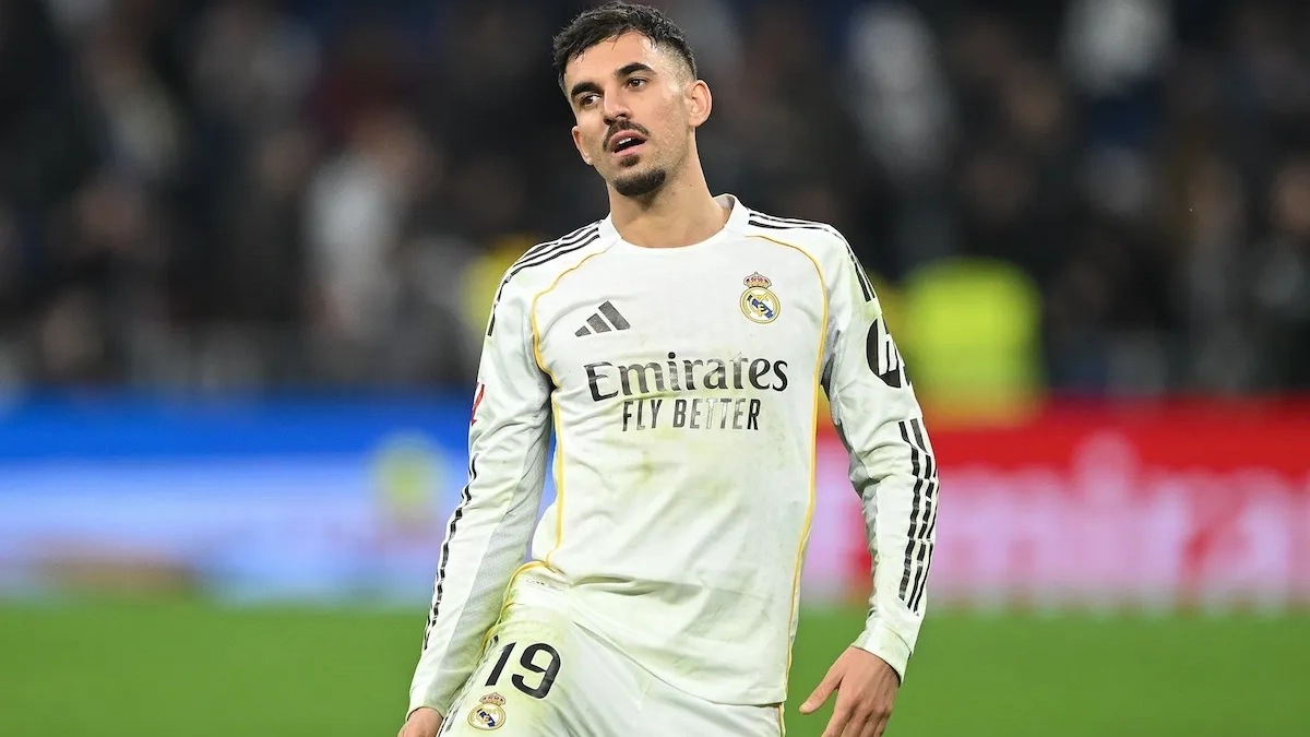 Dani Ceballos jugando un partido con el Real Madrid en esta temporada. 