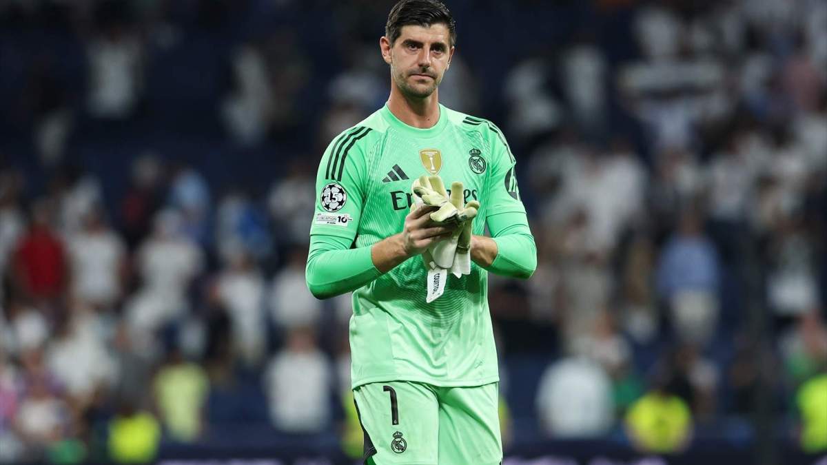 Thibaut Courtois después de un partido de esta temporada