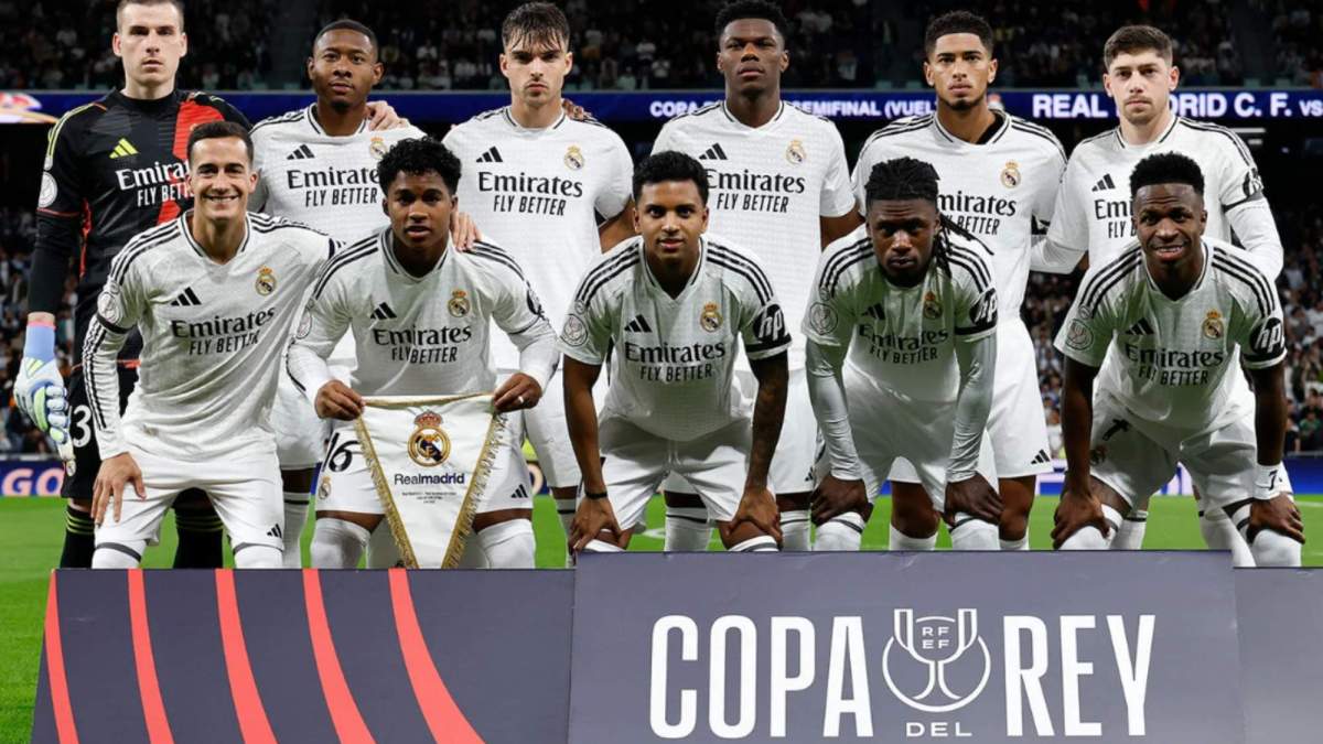 Once del Real Madrid ante la Real Sociedad