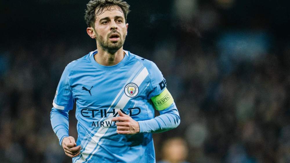 Bernardo Silva, en un partido con el Manchester City durante esta temporada. Bernardo Silva, en un partido con el Manchester City durante esta temporada.