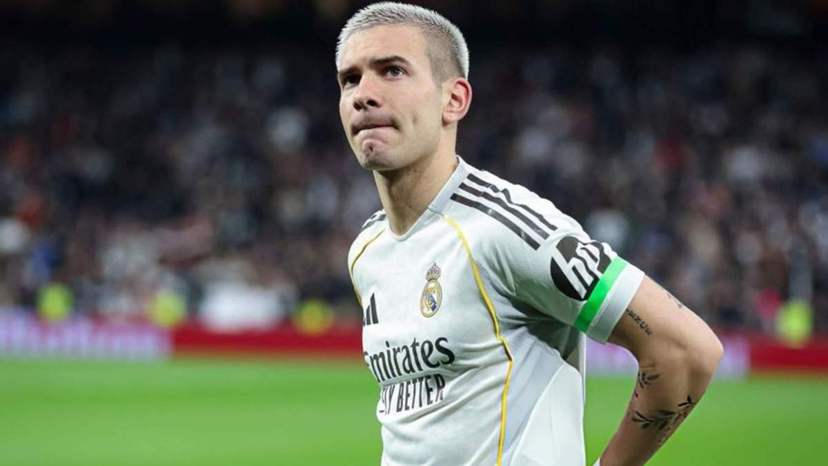 Franco Mastantuono durante el Real Madrid - Rayo Vallecano. Franco Mastantuono durante el Real Madrid - Rayo Vallecano.