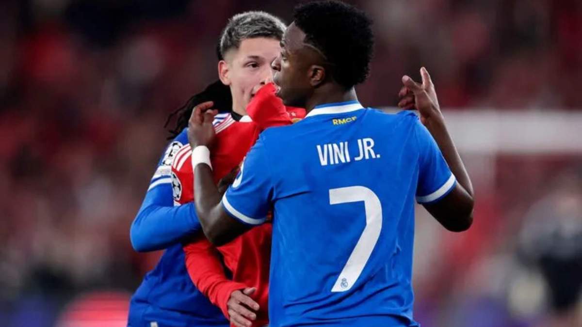 Vinicius Prestianni Real Madrid Benfica Vinicius Prestianni Real Madrid Benfica
