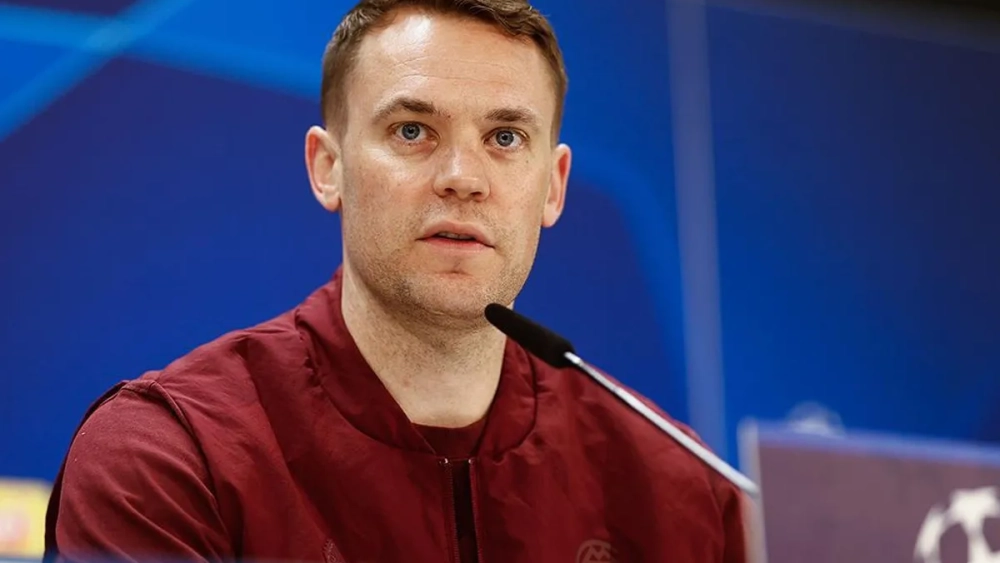 Manuel Neuer en una rueda de prensa
