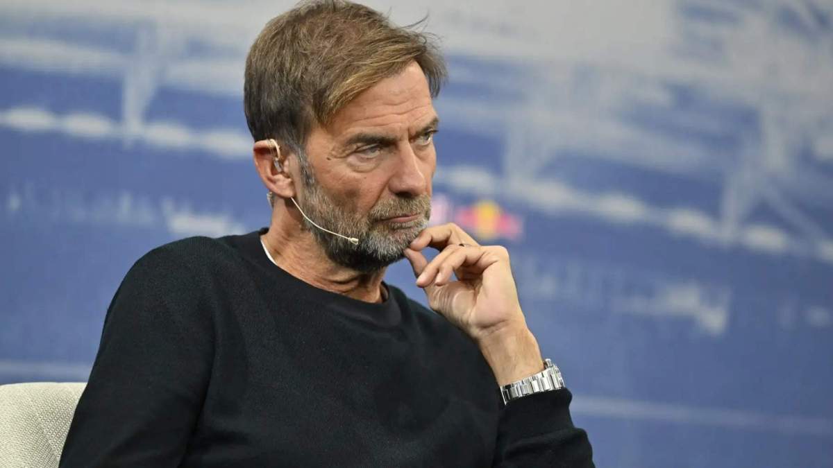 Jürgen Klopp en un acto de Redbull.