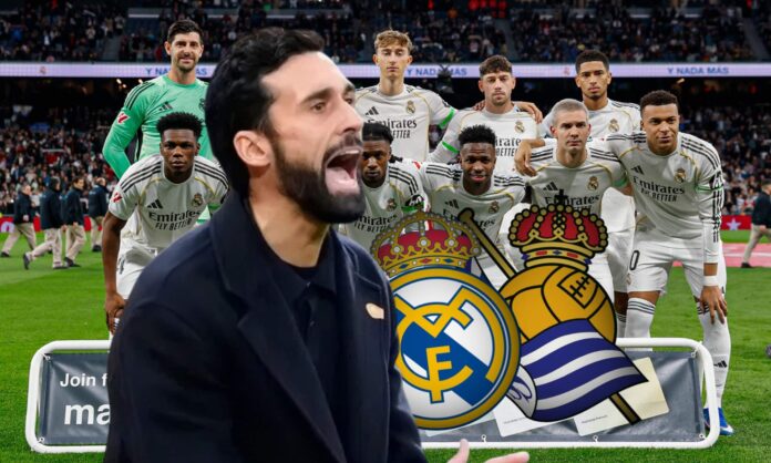 Álvaro Arbeloa mete dos cambios, manteniendo también a Kylian Mbappé, para medirse a la Real Sociedad en el Santiago Bernabéu. 