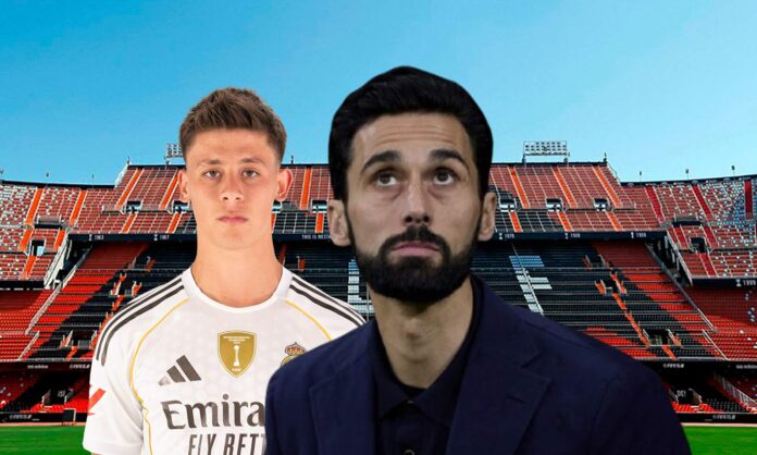 Álvaro Arbeloa, Arda Güler y el estadio de Mestalla.