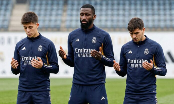 El Real Madrid se prepara para el Ramadán, que realizarán Arda Güler, Antonio Rüdiger y Brahim Díaz.
