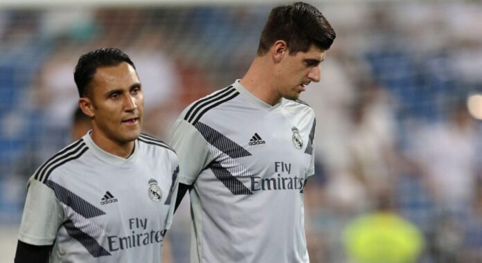 Courtois lo pasó mal por Keylor Navas