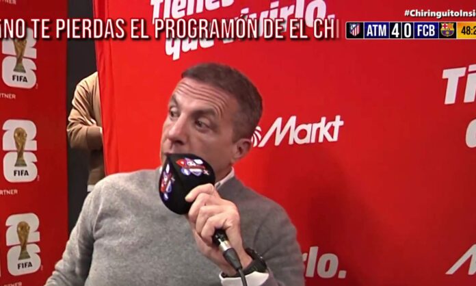 Cristóbal Soria se acuerda de Casadó tras el 4-0 del Atlético de Madrid