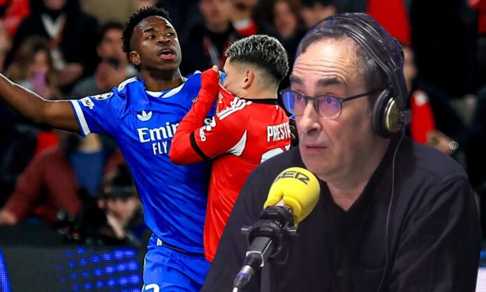 Iturralde cuenta el procedimiento de la UEFA para juzgar el incidente de Prestianni con Vinicius