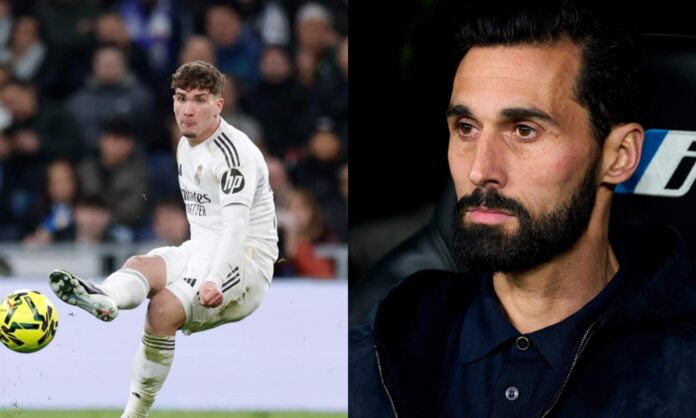 Jorge Cestero debutó en el Santiago Bernabéu contra la Real Sociedad.