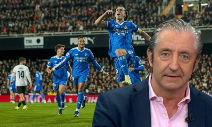 Josep Pedrerol ha sido de los primeros en reaccionar al triunfo del Real Madrid en Valencia... acordándose de Xabi Alonso.