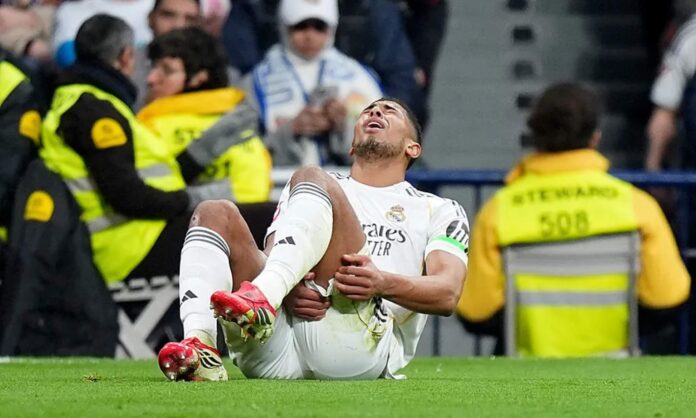 Jude Bellingham se ha roto y ha tenido que ser sustituido por Brahim Díaz a los diez minutos del partido contra el Rayo Vallecano.