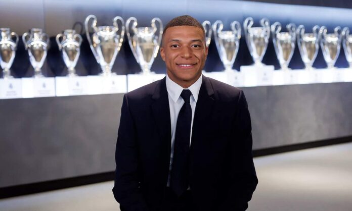 Kylian Mbappé, en una entrevista para el canal oficial del Real Madrid.