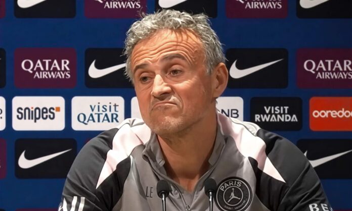 Luis Enrique no ha querido pronunciarse públicamente sobre el episodio racista que sufrió Vinicius Junior contra el Benfica.