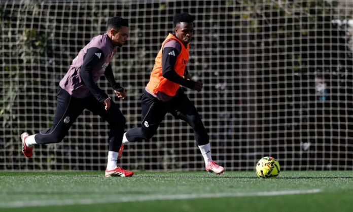 Tres bajas importantes en el entrenamiento del Real Madrid previo al partido contra la Real Sociedad