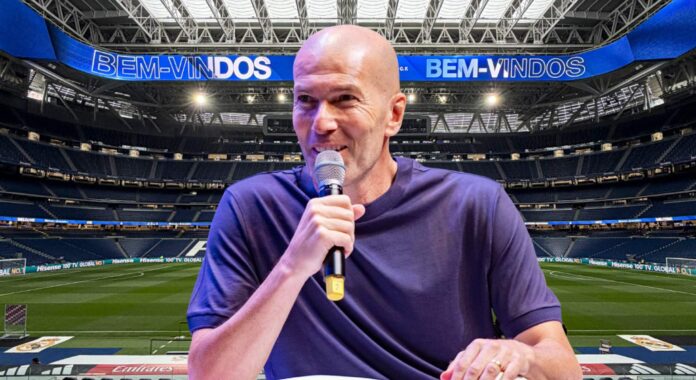 Zidane y el Santiago Bernabéu