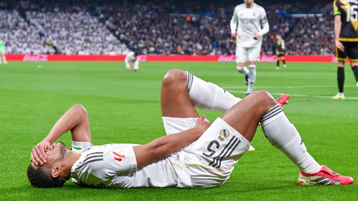 Bellingham en el momento de su lesió Bellingham en el momento de su lesió