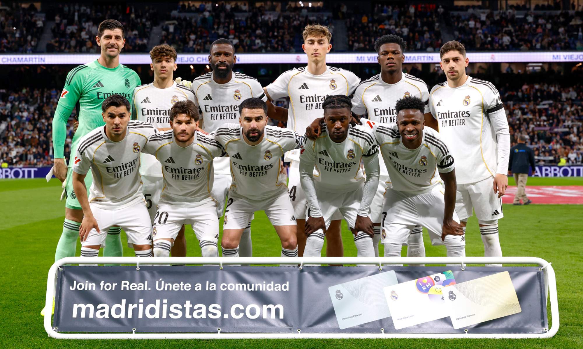 Once titular del Real Madrid contra el Elche.