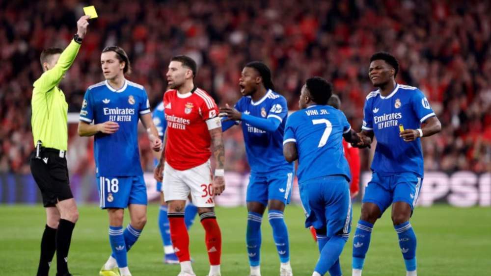 Vinicius Junior es uno de los jugadores que, en caso de ver amarilla contra el Manchester City, no podría jugar el siguiente partido.