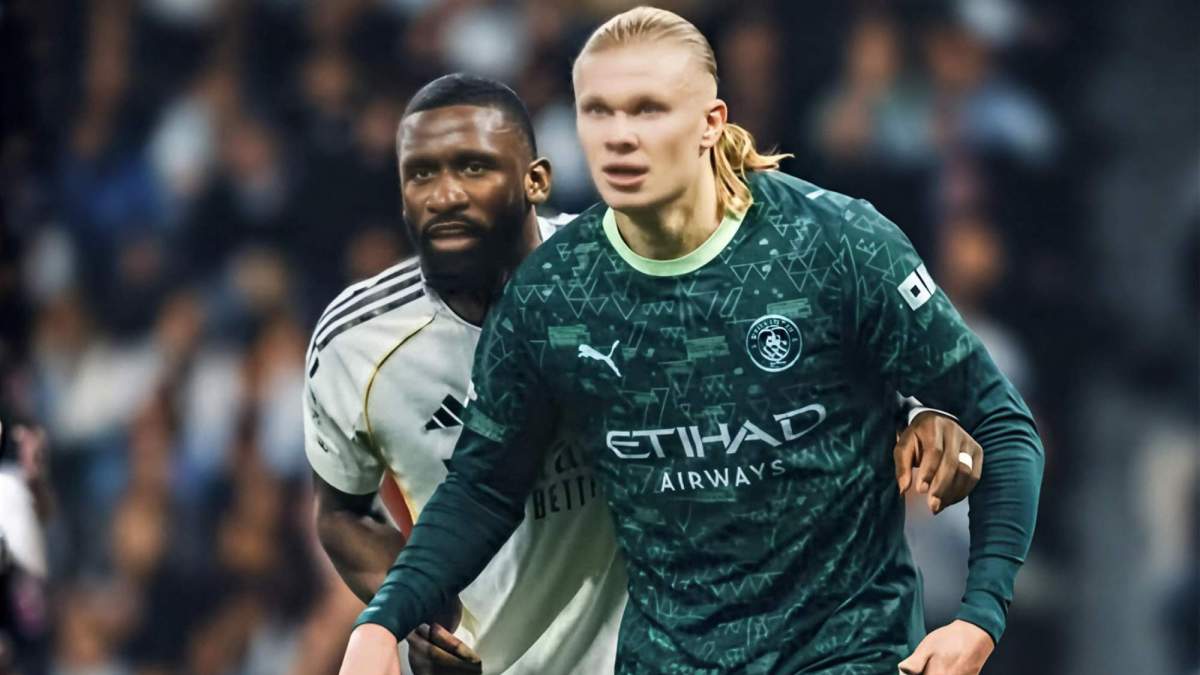 Antonio Rüdiger y Erling Haaland durante el encuentro entre el Real Madrid y el Manchester City. Antonio Rüdiger y Erling Haaland durante el encuentro entre el Real Madrid y el Manchester City.