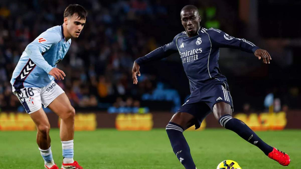 Ferland Mendy durante el partido contra el Celta