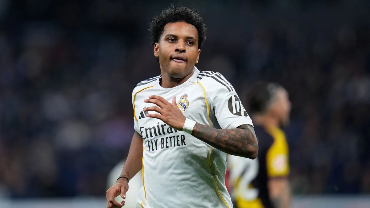 Rodrygo durante un partido de esta temporada Rodrygo durante un partido de esta temporada