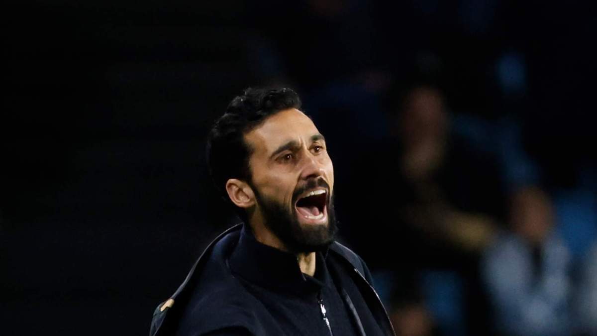 Álvaro Arbeloa durante el partido frente al Manchester City