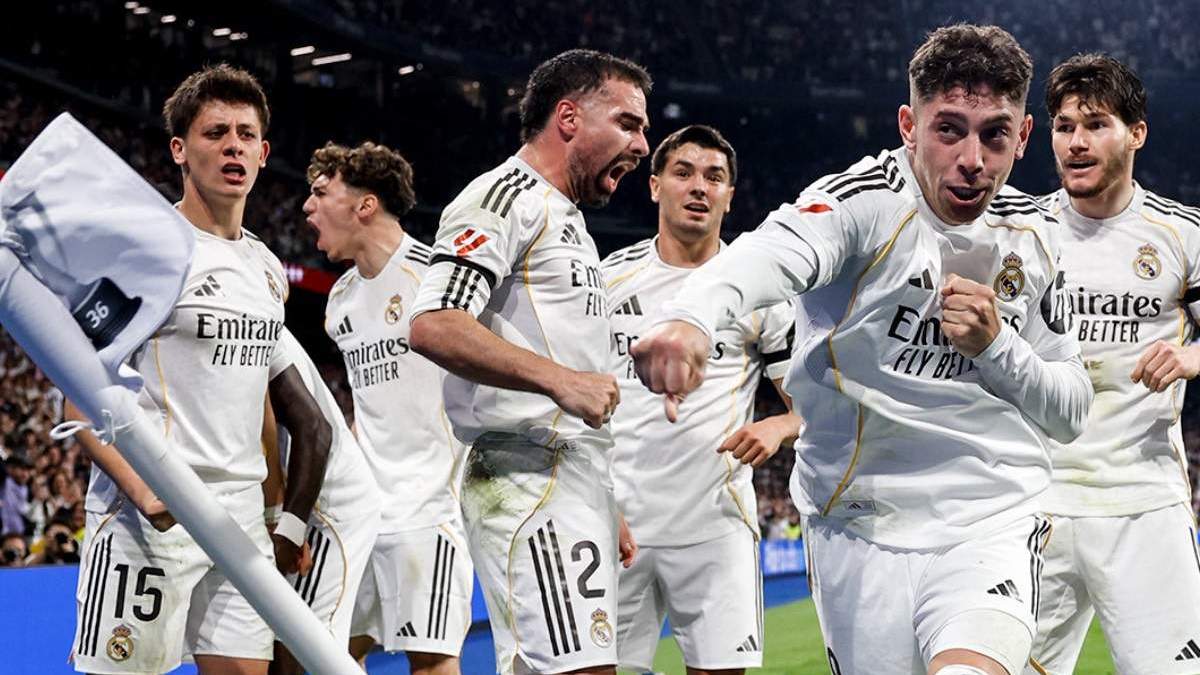 El Real Madrid celebró una nueva victoria contra el Atlético de Madrid El Real Madrid celebró una nueva victoria contra el Atlético de Madrid