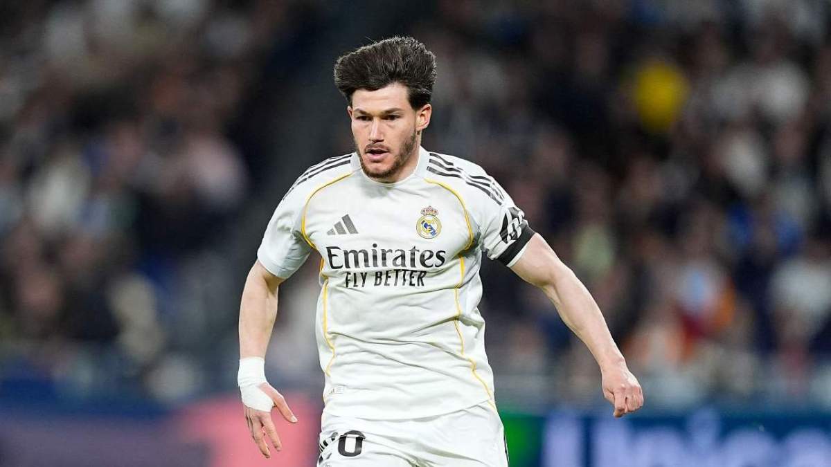 Fran García disputando un partido con el Real Madrid. Fran García disputando un partido con el Real Madrid.