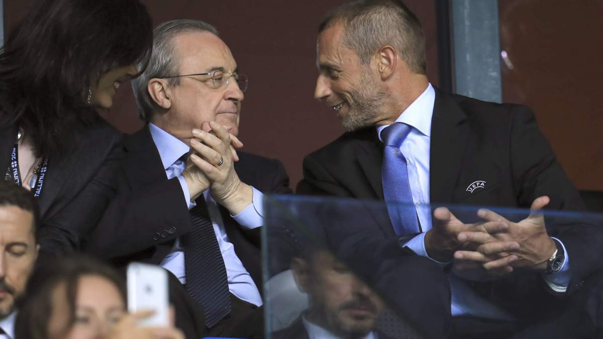 Florentino Pérez y Aleksander Ceferin