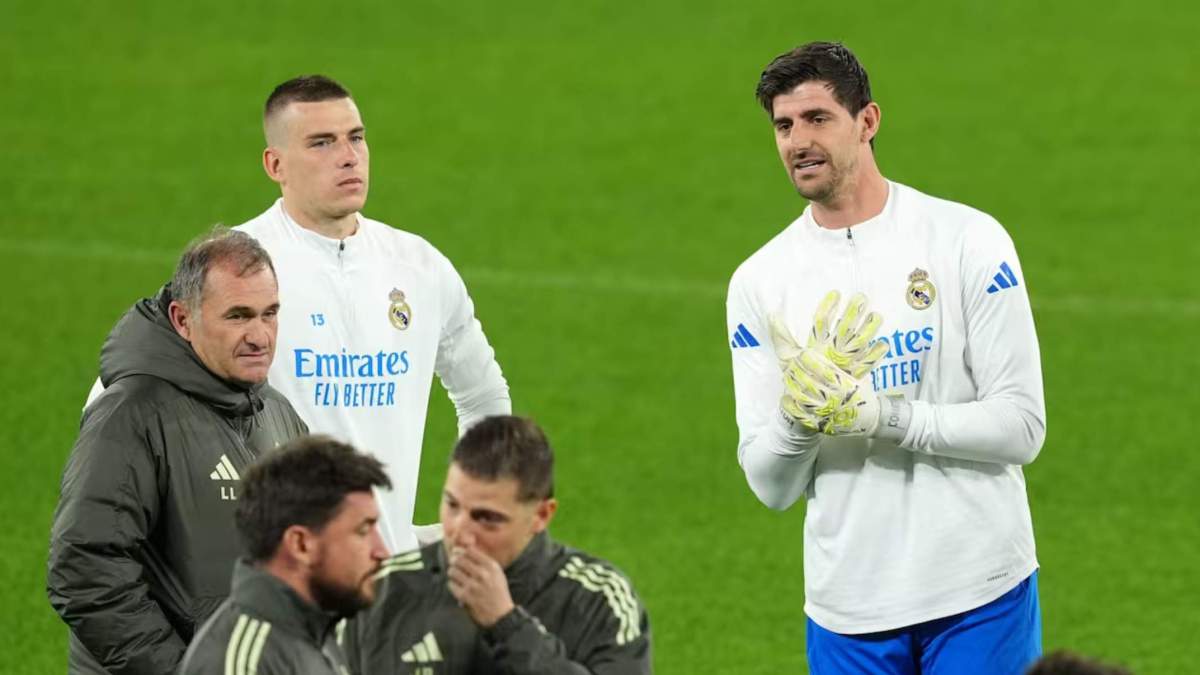 Nacho Peña confía en Lunin ante la baja de Courtois Nacho Peña confía en Lunin ante la baja de Courtois