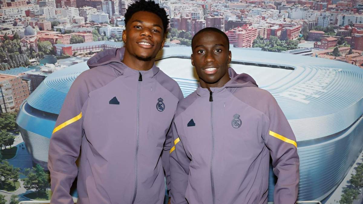 Aurélien Tchouaméni junto a Ferland Mendy