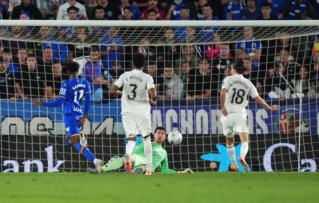 - Qedine La decisiva parada de Courtois que dio el susto ante el Getafe